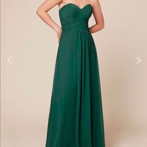 Dear Cleo “Audrey” Bridesmaid Dress - Pine Color